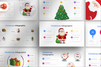 Christmas PowerPoint Infographic Template